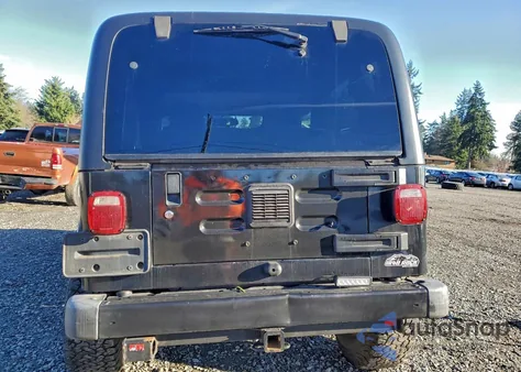 2005 Jeep Wrangler / Tj Unlimited z USA, uszkodzony, nr VIN 1J4FA44S65P335850